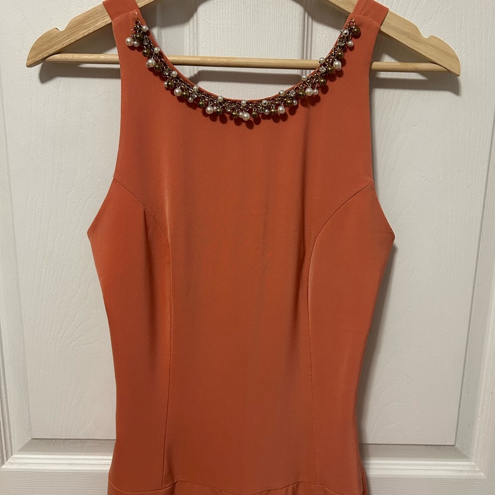 Rinascimento Embellished Fitted Jumpsuit